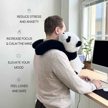 Pookie the Panda Weighted Animal for Valentine's Day