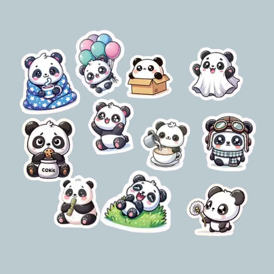 Limited Edition Pookie the Panda Sticker Set