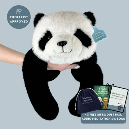 Pookie the Panda Weighted Hug Buddy for Children